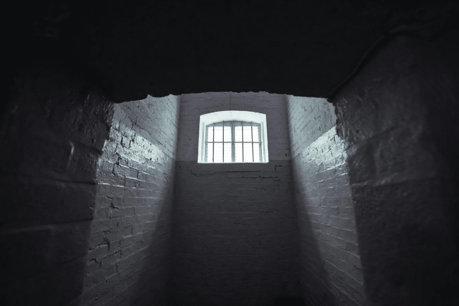 hallway with window